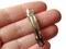 10 39mm Vintage French Barrette Nickel Plated Steel Hair Clips